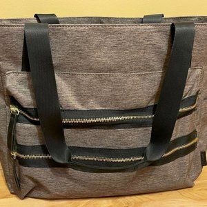 Never Used- Roots 73 Grey Shoulder Bag - Mint Condition